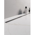 Douchegoot Visio Slim 100 cm gunmetal geborsteld OL0095NT