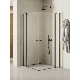 Douchecabine Soleo N 110x120x195 cm Gunmetal Brushed 2D K2191NT