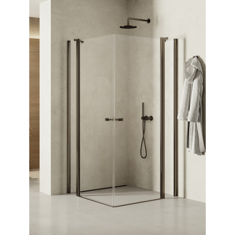 Douchecabine Soleo N 110x120x195 cm Gunmetal Brushed 2D K2191NT