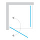 Douchecabine Soleo N 100x100x195 cm Gunmetal geborsteld 1D K2146NT