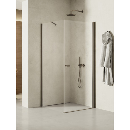 Douchecabine Soleo N 100x110x195 cm Gunmetal geborsteld 1D K2147NT