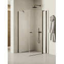 Douchecabine Soleo N 90x70x195 cm Gunmetal geborsteld 1D K2149NT