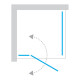 Douchecabine Soleo N 90x100x195 cm Gunmetal geborsteld 1D K2152NT