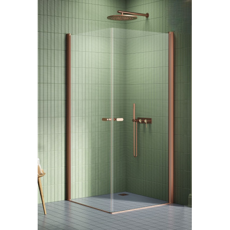 Douchecabine Soleo N 70x80x195 cm Copper geborsteld 2D K2008NT