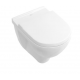 Toiletset Geberit UP320 m. wc pot Villeroy & Boch O. Novo Direct Flush m. softcl. zitting m. drukpl. Sigma 01 wit