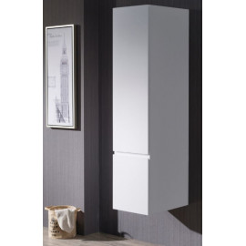 Hoge kast Slimline 135x35x30 wit KB