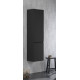 Hoge kast Slimline Antraciet 135x35x30 cm KB