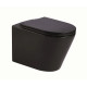 Toiletset Geberit UP320 met toiletpot GA Rimless met softclose zitting en drukpl. Sigma 20 mat zwart