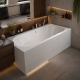 Duobad 180x80 cm acryl BG-03 inbouwbad rechthoek