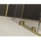 Inloopdouche met schuifwand 90x200 cm Walk In Vayo Gold 8 mm