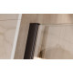 Inloopdouche met schuifwand 90x200 cm Walk In Vayo Black 8 mm