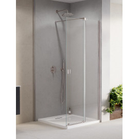 Inloopdouche met schuifwand 100x200 cm Walk In Vayo chroom 8 mm