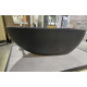 Vrijstaand bad Lima180x86 cm mat zwart massief met afvoer click clack - showroommodel