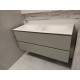 Badkamermeubel Solid Surface 120x46 cm grijs mat - showroommodel