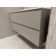 Badkamermeubel Solid Surface 120x46 cm grijs mat - showroommodel