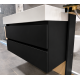 Badkamermeubel Thebalux 100x46 cm zwart mat - showroommodel