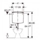 Reservoir Geberit Twico wit 79301