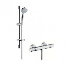 Doucheset Hansgrohe thermostatisch ecosmart 65 cm chroom 7.1071364.2