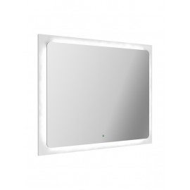 Spiegel 80x65 cm MLLU80NT met LED verlichting, hoogglans gelakt