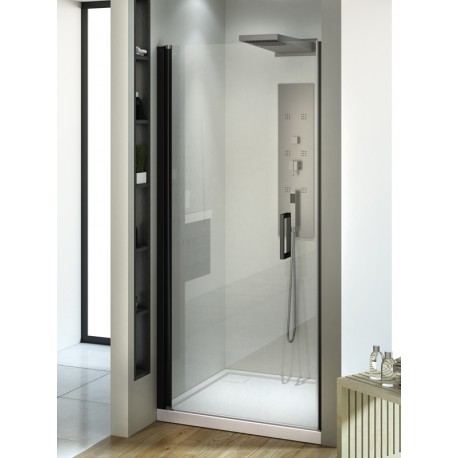 Douchedeur 80x195 cm zwart mat BG NEGRA EXK1193NT