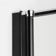 Douchedeur 80x195 cm zwart mat BG NEGRA EXK1193NT