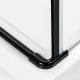 Douchedeur 80x195 cm zwart mat BG NEGRA EXK1193NT