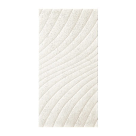 Wandtegels 30x60 cm Emilly Bianco structuur mat