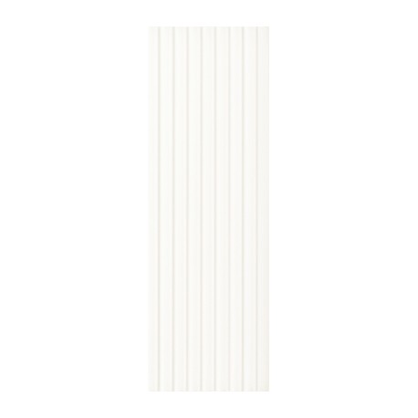 Wandtegels 25x75 cm Elanda Wit Structuur Stripes mat
