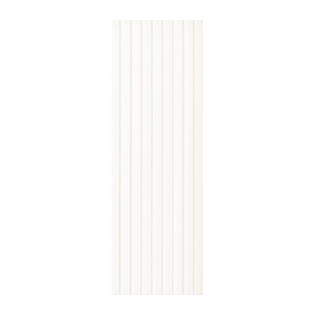 Wandtegels 25x75 cm Elanda Wit Structuur Stripes mat