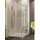 Douchecabine 90x90 cm Black Galaxy helder glas vierkant