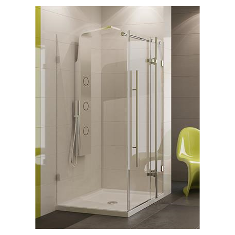Douchecabine 90x90 cm Black Galaxy helder glas vierkant