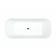 Vrijstaand bad BG-47 WIT afm. 160x70 cm met afvoer click clack