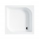 Douchebak 80x80x28,5 cm vierkant BG-32 acryl wit