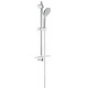 Grohe Euphoria glijstangset m. handdouche Champagne 60cm chroom 1289014