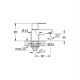 Grohe Bau Edge toiletkraan chroom 20421000