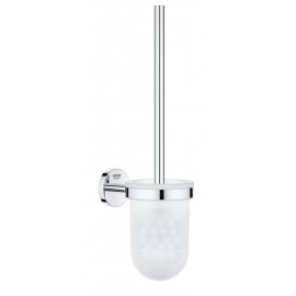 Grohe Bau Cosmopolitan closetborstelgarnituur met glazen inzet wandmontage chroom 1320769