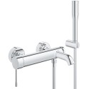 Badkraan Grohe Essence New met omstel met koppelingen met douchegarnituur chroom 1294991