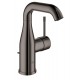 Wastafelkraan Grohe Essence New M-size met hoge draaibare uitloop en waste EcoJoy hard graphite A1587906G