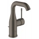 Grohe Essence New wastafelkraan M-size met hoge draaibare uitloop met waste geborsteld hard graphite A1587915G