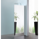 Inloopdouche 100x200 cm Walk In Sanitrend spiegelglas 8 mm met stabilisatiestang 1237842.1211222