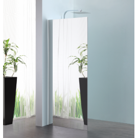 Inloopdouche 120x200 cm Walk In Sanitrend spiegelglas 8 mm met stabilisatiestang 1237882.1211222