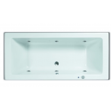Systeembad 180x80 cm Sanitrend inbouwbad injectie water pw6 wit 2.47610.2