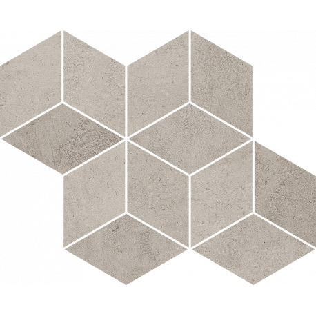Mozaiek Pure City Grys Romb Hexagon 20,4x23,8 cm