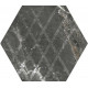 Hexagon Marvelstone Grey 20x17 cm