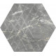 Hexagon Marvelstone Light Grey 20x17 cm
