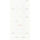 Wandtegels Synergy Bianco Colour inserto mix 30x60 cm glans