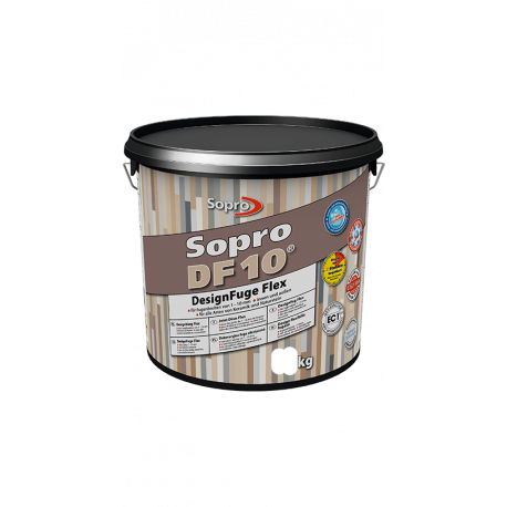 Sopro DF 10 Designvoeg Flex zilvergrijs 1-10 mm 5 kg