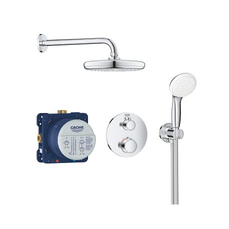 Grohe Grohtherm inbouw comfortset compleet chroom A1589511G