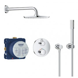 Grohe Grohtherm inbouw comfortset compleet chroom A1589815G