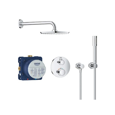 Grohe Grohtherm inbouw comfortset compleet chroom A1589815G